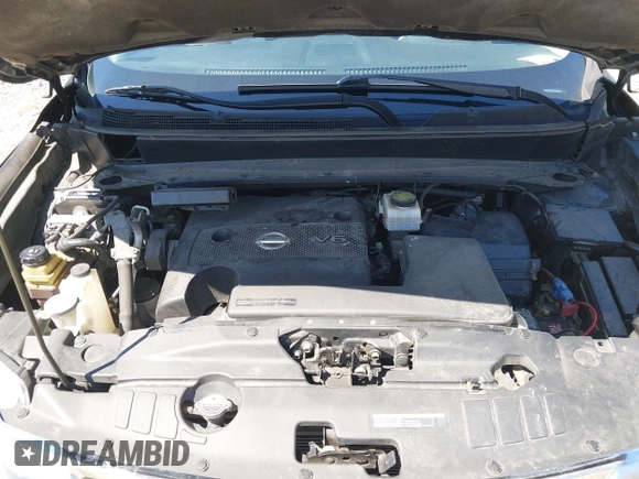 2013 Nissan Pathfinder S with VIN 5N1AR2MM5DC649148, listed as a IAAI auction lot 42126951 with 152,678 mi miles. Bid and sale history available at carsss.com. Image 10.