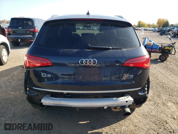 2016 Audi Q5 with VIN WA1C7AFP4GA125679, listed as a Copart auction lot 76566994 with 73,455 mi miles and Salvage title. Bid and sale history available at DreamBid. Image 6.