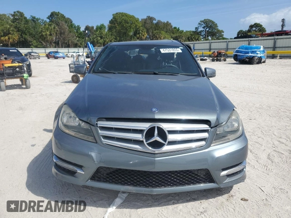 2012 Mercedes-Benz C 350 Sport with VIN WDDGF5HB8CR216801, listed as a Copart auction lot 47531855 with 125,259 mi miles and Non Repairable. Bid and sale history available at DreamBid. Image 5.