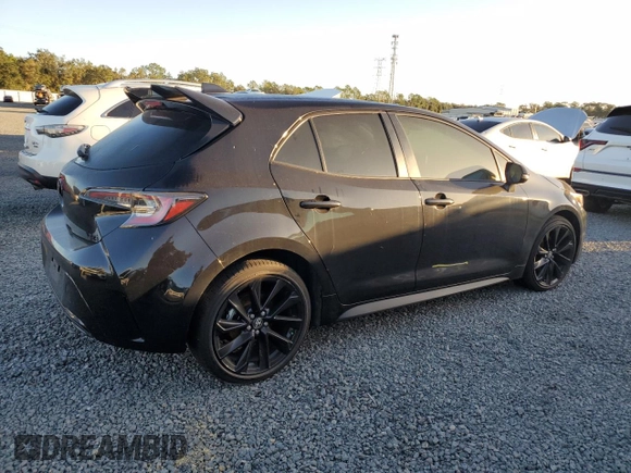 2022 Toyota Corolla Hatchback SE with VIN JTND4MBE8N3190413, listed as a Copart auction lot 76934654 with 0 mi miles and Non Repairable. Bid and sale history available at carsss.com. Image 3.