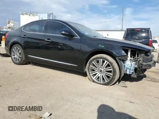 2014 Kia Cadenza Premium with VIN KNALN4D76E5134838, listed as a Copart auction lot 76967144 with 149,950 mi miles and Salvage Title. Bid and sale history available at carsss.com. Image 4.