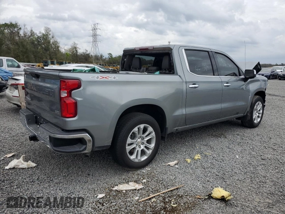 2023 Chevrolet Silverado 1500 LTZ with VIN 2GCUDGED5P1108879, listed as a Copart auction lot 45944835 with 0 mi miles and Non Repairable. Bid and sale history available at carsss.com. Image 3.