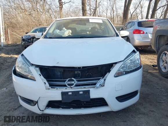 2015 Nissan Sentra S with VIN 3N1AB7AP6FY357106, listed as a IAAI auction lot 41773210 with 138,621 mi miles. Bid and sale history available at carsss.com. Image 13.