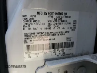 2014 Ford F-350 XLT with VIN 1FT8W3DT0EEA47191, listed as a Copart auction lot 45207095 with Not Provided miles and Clean Title. Bid and sale history available at DreamBid. Image 12.