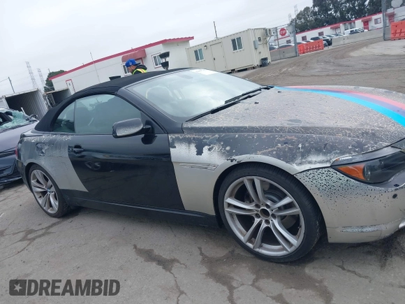 2007 BMW 6 Series 650i with VIN WBAEK13507CN81020, listed as a IAAI auction lot 42167743 with 127,552 mi miles. Bid and sale history available at carsss.com. Image 13.