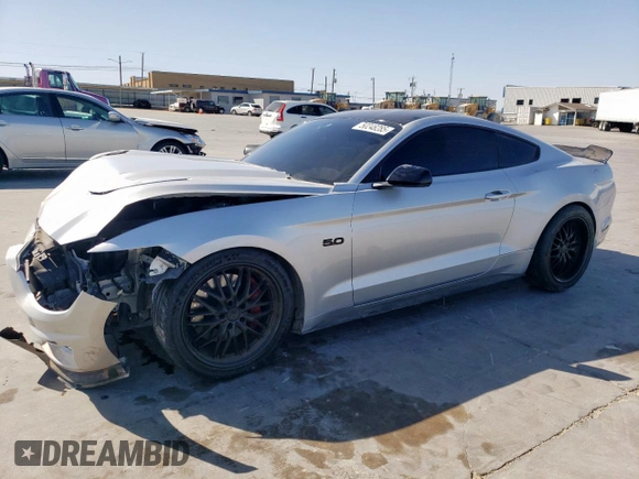 2017 Ford Mustang GT with VIN 1FA6P8CF9H5266934, listed as a Copart auction lot 50248285 with 75,138 mi miles and Salvage title. Bid and sale history available at DreamBid. Image 1.