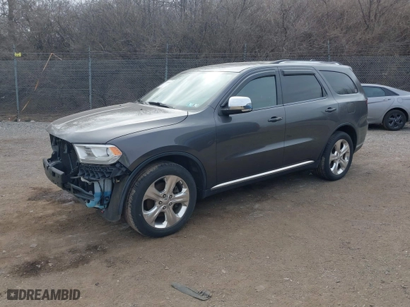 2014 Dodge Durango Limited with VIN 1C4SDJDTXEC345520, listed as a IAAI auction lot 41406601 with 148,216 mi miles. Bid and sale history available at carsss.com. Image 2.