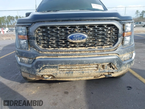 2023 Ford F-150 XL with VIN 1FTFW1E57PFA54258, listed as a IAAI auction lot 41701829 with 40,544 mi miles. Bid and sale history available at carsss.com. Image 6.