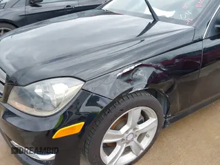 2015 Mercedes-Benz C-Class C 250 with VIN WDDGJ4HBXFG383850, listed as a IAAI auction lot 41809724 with 100,032 mi miles. Bid and sale history available at carsss.com. Image 6.