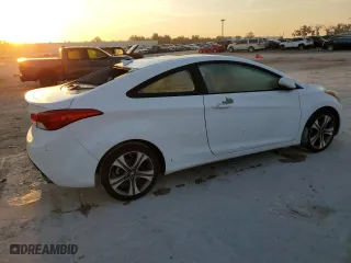 2013 Hyundai Elantra Coupe GS PZEV with VIN KMHDH6AE2DU015438, listed as a Copart auction lot 76075394 with 124,975 mi miles and Non Repairable. Bid and sale history available at carsss.com. Image 3.