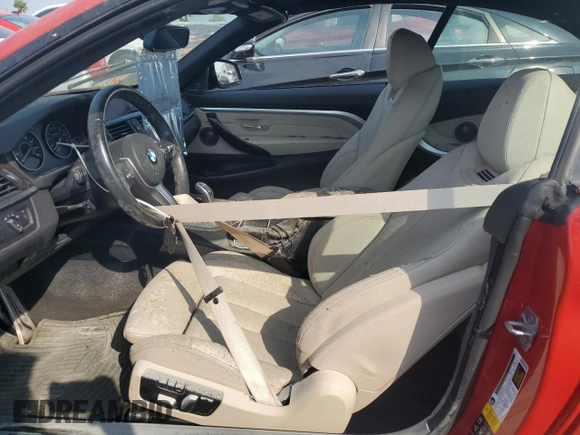 2016 BMW 4 Series 428i xDrive z VIN WBA3T1C50GP821700, wystawiony jako Copart lot #74398034 z przebiegiem Nie podano mil oraz Szkoda całkowita • Salvage title. Historia ofert i sprzedaży dostępna na DreamBid. Obrazek 7.