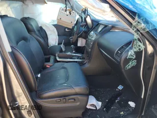 2017 Infiniti QX80 with VIN JN8AZ2NF9H9641632, listed as a Copart auction lot 66588634 with 103,172 mi miles and Salvage Title. Bid and sale history available at carsss.com. Image 7.