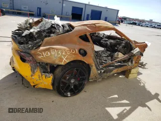 2021 Toyota GR Supra 3.0 with VIN WZ1DB0C06MW038568, listed as a Copart auction lot 47345604 with 0 mi miles and Non Repairable. Bid and sale history available at carsss.com. Image 3.