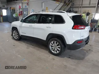 2015 Jeep Cherokee Limited with VIN 1C4PJMDS3FW728884, listed as a IAAI auction lot 41973663 with 112,719 mi miles. Bid and sale history available at carsss.com. Image 3.