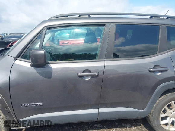 2017 Jeep Renegade Latitude with VIN ZACCJBBB2HPE49710, listed as a IAAI auction lot 42473831 with 57,114 mi miles and . Bid and sale history available at DreamBid. Image 14.