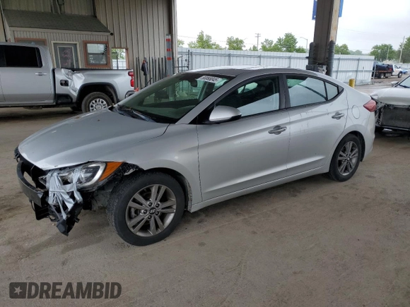 2018 Hyundai Elantra SEL z VIN 5NPD84LF9JH288249, wystawiony jako Copart lot #56868045 z przebiegiem 132 842 mil mil oraz Szkoda całkowita • Salvage title. Historia ofert i sprzedaży dostępna na DreamBid. Obrazek 1.