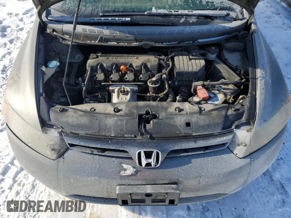 2006 Honda Civic Cpe DX with VIN 2HGFG122X6H002032, listed as a Copart auction lot 88782515 with 177,776 mi miles and Clean Title. Bid and sale history available at carsss.com. Image 11.