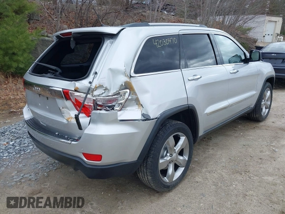 2011 Jeep Grand Cherokee Overland with VIN 1J4RS6GG1BC745794, listed as a IAAI auction lot 42030470 with 47,442 mi miles and . Bid and sale history available at DreamBid. Image 4.