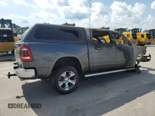 2020 Ram 1500 Laramie with VIN 1C6SRFJM9LN344248, listed as a Copart auction lot 63751575 with Not provided miles and Salvage title. Bid and sale history available at DreamBid. Image 3.
