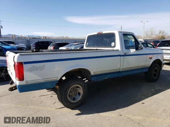 1995 Ford F-150 with VIN 1FTEF14N7SLB10674, listed as a Copart auction lot 48249815 with 183,744 mi miles and Clean Title. Bid and sale history available at carsss.com. Image 3.