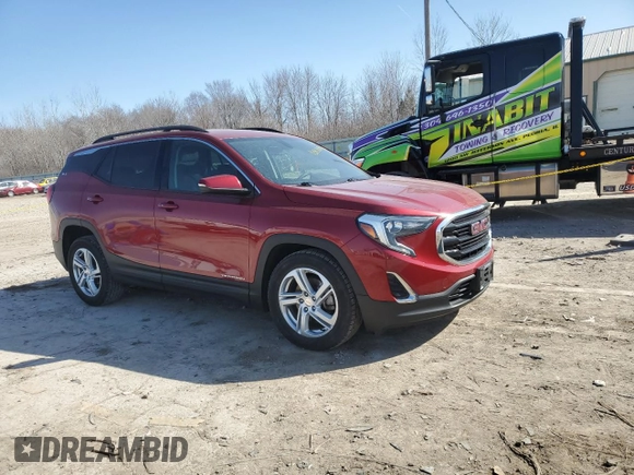 2018 GMC Terrain SLE with VIN 3GKALMEX9JL129646, listed as a Copart auction lot 48846975 with 156,990 mi miles and Salvage Title. Bid and sale history available at carsss.com. Image 4.