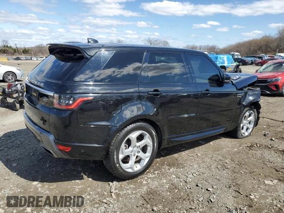 2018 Land Rover Range Rover Sport HSE with VIN SALWR2RV2JA189197, listed as a Copart auction lot 49468355 with 30,171 mi miles and Salvage Title. Bid and sale history available at carsss.com. Image 3.
