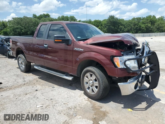2009 Ford F-150 STX with VIN 1FTRX12869KB38106, listed as a Copart auction lot 62023805 with 66,700 mi miles and Salvage title. Bid and sale history available at DreamBid. Image 4.