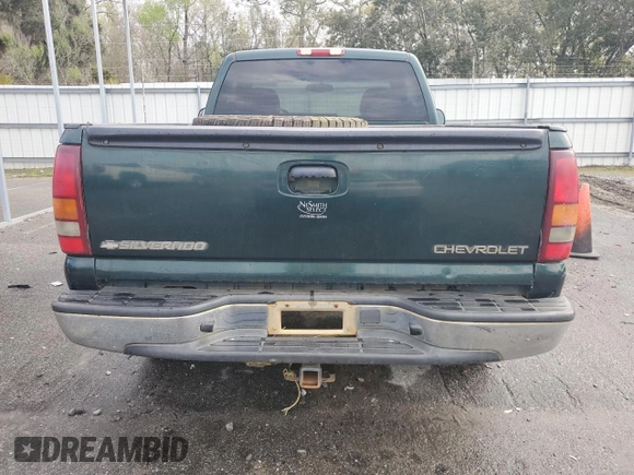 2002 Chevrolet Silverado 1500 LS with VIN 1GCEK14T32Z241592, listed as a Copart auction lot 49865495 with 326,388 mi miles and Salvage Title. Bid and sale history available at carsss.com. Image 6.
