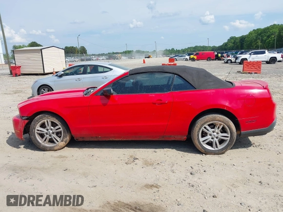 2012 Ford Mustang V6 with VIN 1ZVBP8EM1C5201733, listed as a IAAI auction lot 42162220 with 311,404 mi miles and . Bid and sale history available at DreamBid. Image 15.