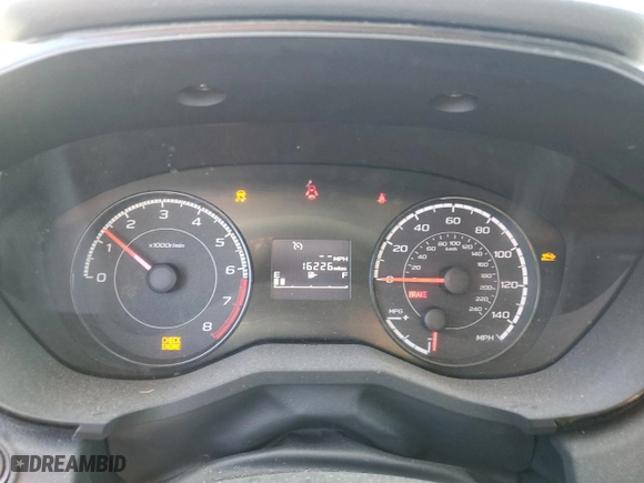 2022 Subaru Impreza with VIN 4S3GTAA6XN1724620, listed as a Copart auction lot 72901054 with 16,226 mi miles and Salvage Title. Bid and sale history available at carsss.com. Image 9.