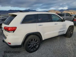 2018 Jeep Grand Cherokee Limited with VIN 1C4RJFBT7JC343404, listed as a Copart auction lot 81815784 with 60,995 mi miles and Salvage title. Bid and sale history available at DreamBid. Image 3.