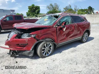 2019 Lincoln MKC Select with VIN 5LMCJ2C92KUL04158, listed as a Copart auction lot 59136185 with 15,098 mi miles and Non repairable. Bid and sale history available at DreamBid. Image 1.