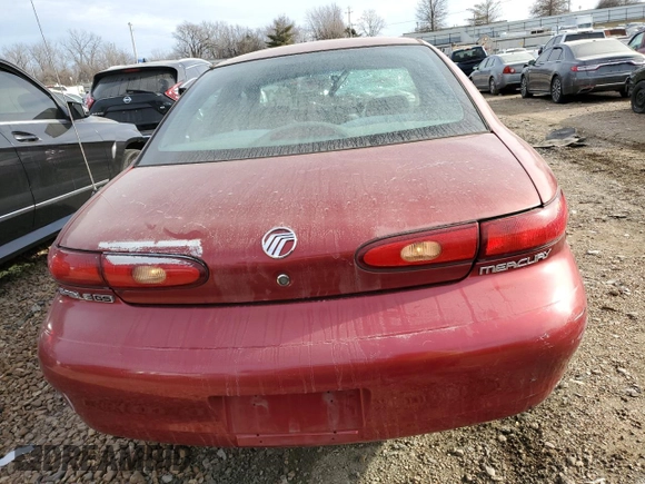 1999 Mercury Sable GS with VIN 1MEFM50U0XA660783, listed as a Copart auction lot 45947104 with 183,026 mi miles and Non Repairable. Bid and sale history available at DreamBid. Image 6.
