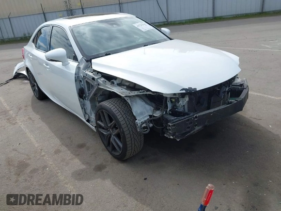 2019 Lexus IS with VIN JTHBA1D20K5096708, listed as a IAAI auction lot 41723216 with 53,941 mi miles. Bid and sale history available at carsss.com. Image 1.