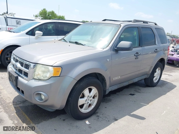 2008 Ford Escape XLT with VIN 1FMCU03178KE48057, listed as a IAAI auction lot 42082340 with 281,744 mi miles. Bid and sale history available at carsss.com. Image 2.