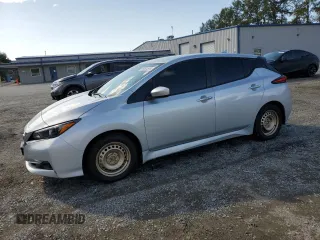 2022 Nissan LEAF S with VIN 1N4AZ1BV5NC551593, listed as a Copart auction lot 69391524 with 36,954 mi miles and Salvage Title. Bid and sale history available at DreamBid. Image 1.
