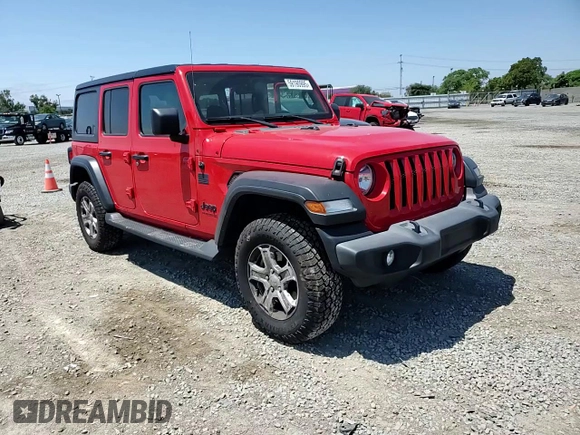2022 Jeep Wrangler Unlimited Sport S z VIN 1C4HJXDG6NW240786, wystawiony jako Copart lot #59190995 z przebiegiem 46 172 mil mil oraz Szkoda całkowita • Salvage title. Historia ofert i sprzedaży dostępna na DreamBid. Obrazek 14.