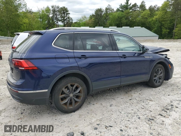 2022 Volkswagen Tiguan SE с VIN 3VV2B7AX3NM141626, выставлен на аукционе Copart как лот 57206285 с пробегом 70 293 миль миль и Списание • Salvage title. История ставок и продаж доступна на DreamBid. Изображение 3.