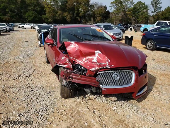 2013 Jaguar XF V6 SC with VIN SAJWJ0EF3D8S85953, listed as a Copart auction lot 42530105 with 0 mi miles and Salvage Title. Bid and sale history available at carsss.com. Image 10.