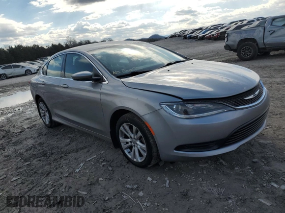 2016 Chrysler 200 LX with VIN 1C3CCCFB5GN197926, listed as a Copart auction lot 42500375 with 36,105 mi miles and Salvage Title. Bid and sale history available at carsss.com. Image 4.