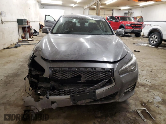 2015 Infiniti Q50 Sport with VIN JN1BV7AR5FM407039, listed as a Copart auction lot 45882655 with 99,813 mi miles and Salvage title. Bid and sale history available at DreamBid. Image 5.