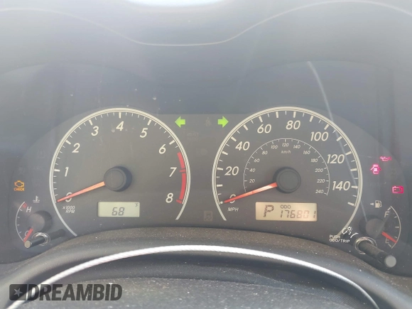 2011 Toyota Corolla L with VIN JTDBU4EE9B9134996, listed as a IAAI auction lot 42251193 with 176,801 mi miles and . Bid and sale history available at DreamBid. Image 7.