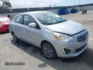 2017 Mitsubishi Mirage SE with VIN ML32F4FJ6HHF06515, listed as a IAAI auction lot 42191613 with 100,386 mi miles and . Bid and sale history available at DreamBid. Image 1.