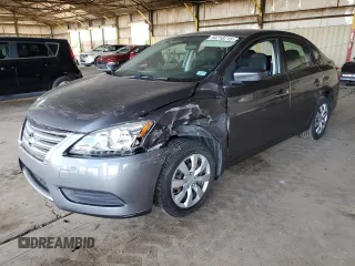 2015 Nissan Sentra SR with VIN 3N1AB7AP8FL693482, listed as a Copart auction lot 54710715 with 108,799 mi miles and Salvage Title. Bid and sale history available at DreamBid. Image 1.