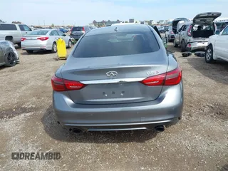 2020 Infiniti Q50 Red Sport 400 with VIN JN1FV7AP9LM630132, listed as a IAAI auction lot 41794185 with 20,049 mi miles and . Bid and sale history available at carsss.com. Image 17.
