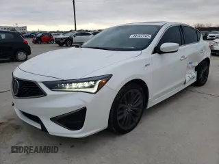 2022 Acura ILX w/Premium/A-Spec Package with VIN 19UDE2F86NA008120, listed as a Copart auction lot 40157743 with 7,488 mi miles. Bid and sale history available at carsss.com. Image 1.
