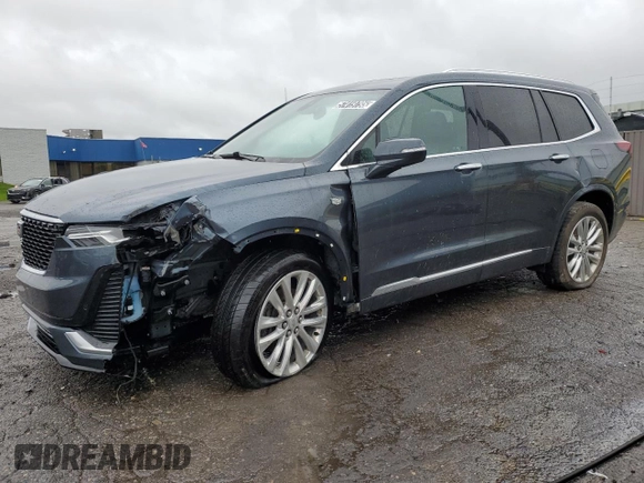 2020 Cadillac XT6 AWD Premium Luxury with VIN 1GYKPDRS3LZ130686, listed as a Copart auction lot 57419795 with 74,038 mi miles and Clean title. Bid and sale history available at DreamBid. Image 1.