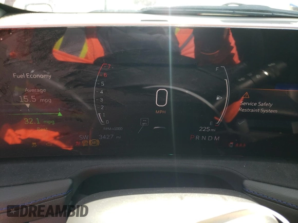2024 Cadillac XT4 FWD Sport with VIN 1GYFZER48RF164992, listed as a Copart auction lot 68359734 with 3,427 mi miles and Salvage title. Bid and sale history available at DreamBid. Image 9.