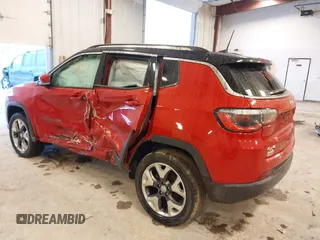 2018 Jeep Compass Limited with VIN 3C4NJDCB4JT113302, listed as a IAAI auction lot 41481864 with 202,510 mi miles and . Bid and sale history available at carsss.com. Image 3.