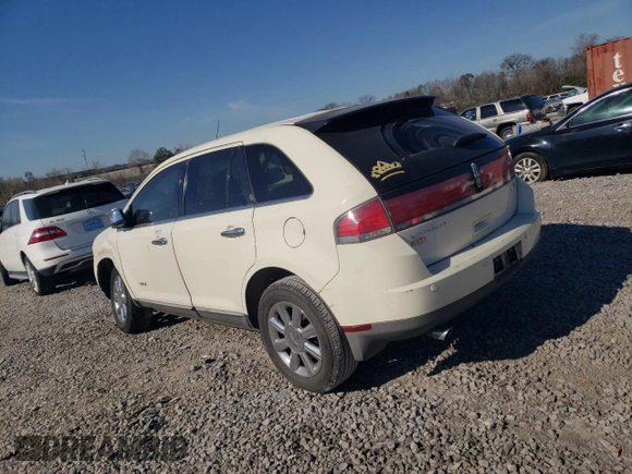 2007 Lincoln MKX with VIN 2LMDU68C47BJ05107, listed as a Copart auction lot 86333744 with 216,405 mi miles and Salvage Title. Bid and sale history available at carsss.com. Image 2.